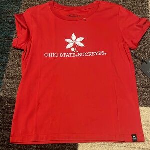 Gameday Social Ohio State Buckeyes Women’s Small cuffed Sleeve Red T shirt